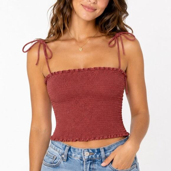 Abercrombie & Fitch Tops - Abercrombie and Fitch Burnt Orange Tube Top